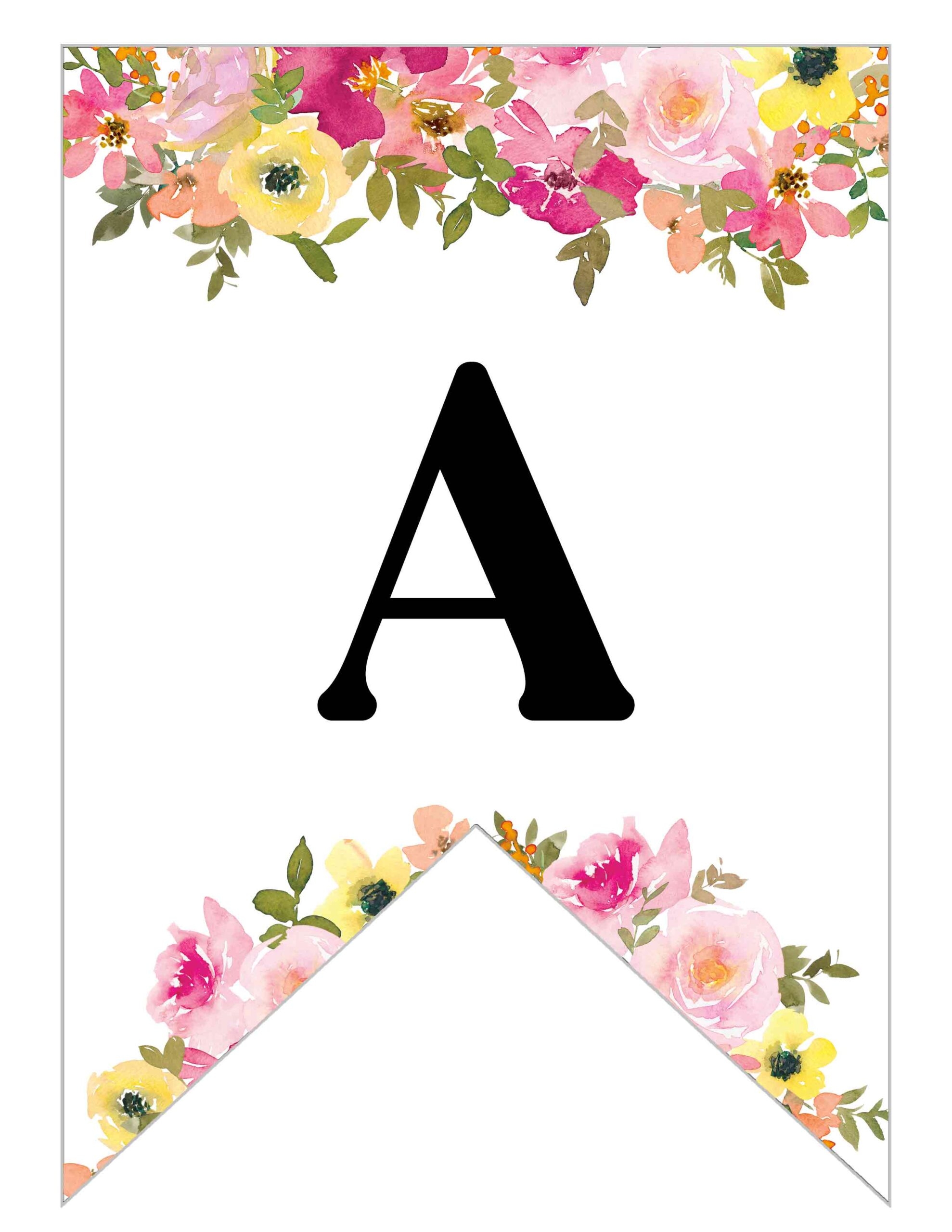 Free Printable Letters For Banners Entire Alphabet Printable 