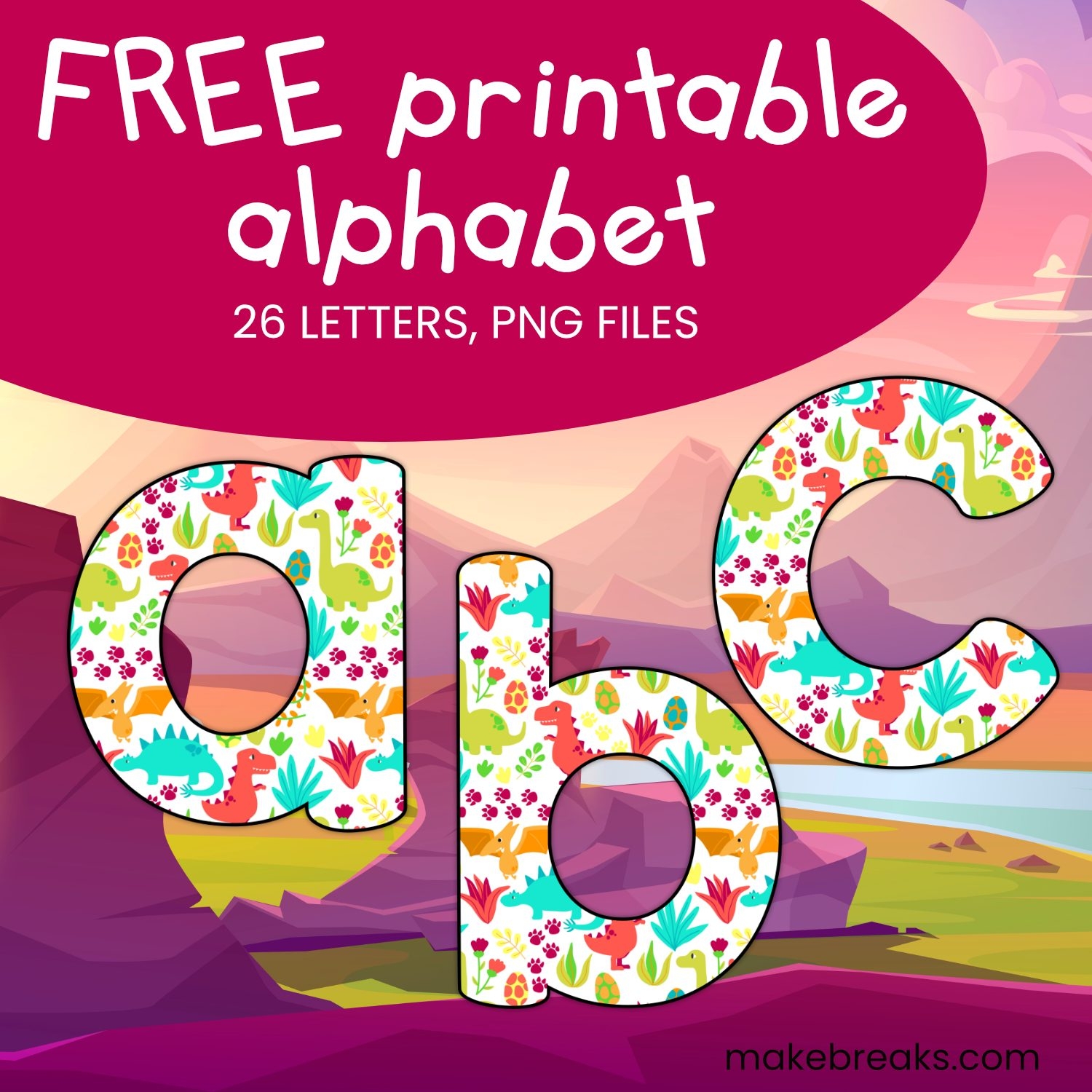 Free Printable Letters Numbers Archives Make Breaks