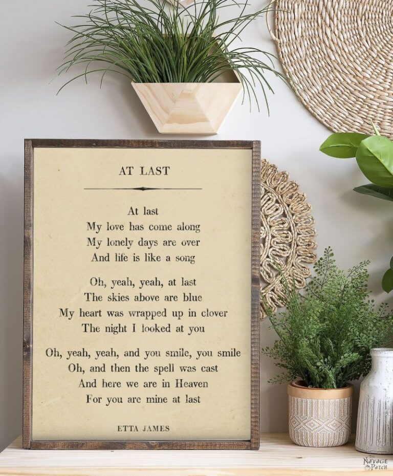 Free Printable Love Song Lyrics Art The Navage Patch