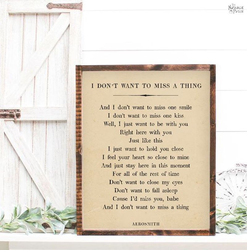 Free Printable Love Song Lyrics Art The Navage Patch