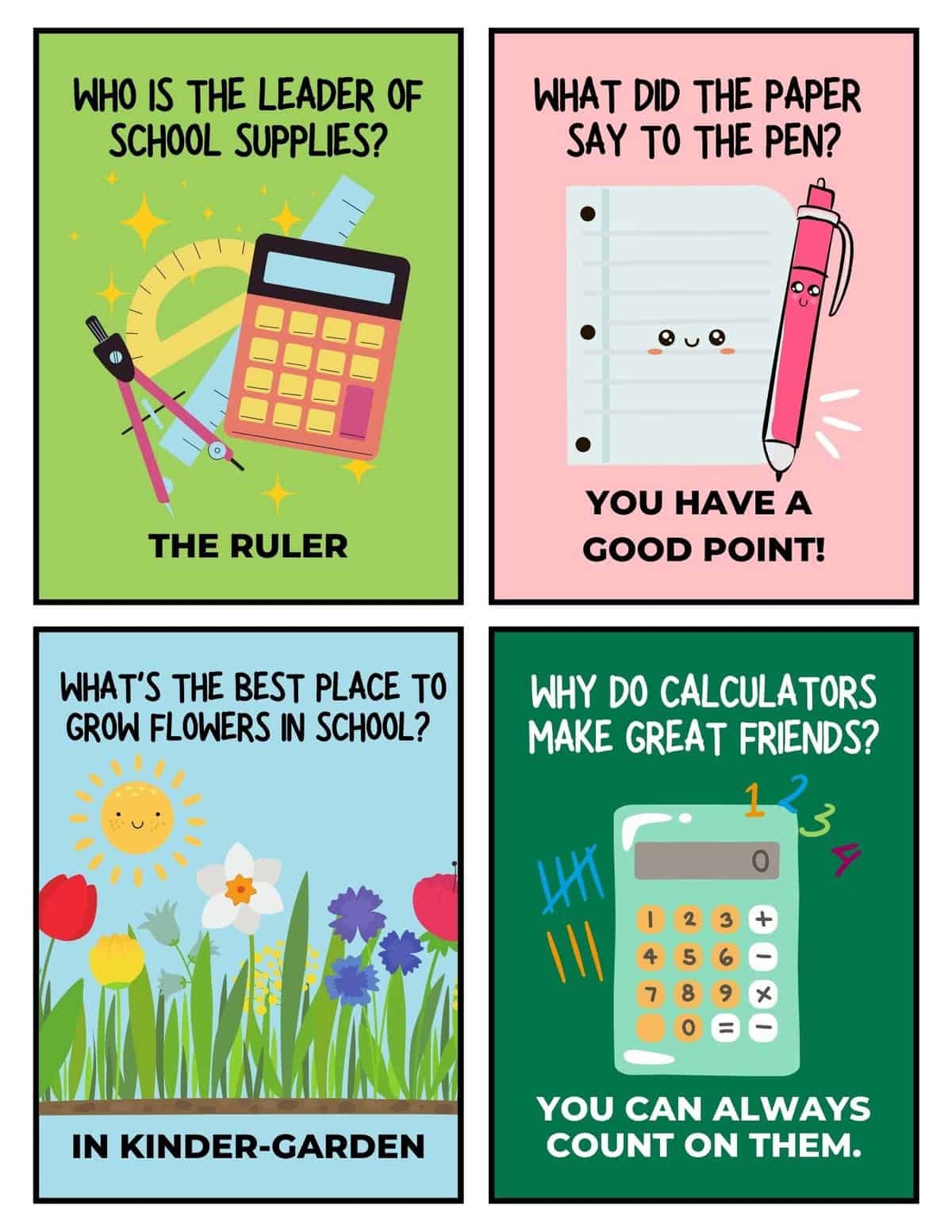Free Printable Lunch Box Jokes For Kids Healthy Family Project
