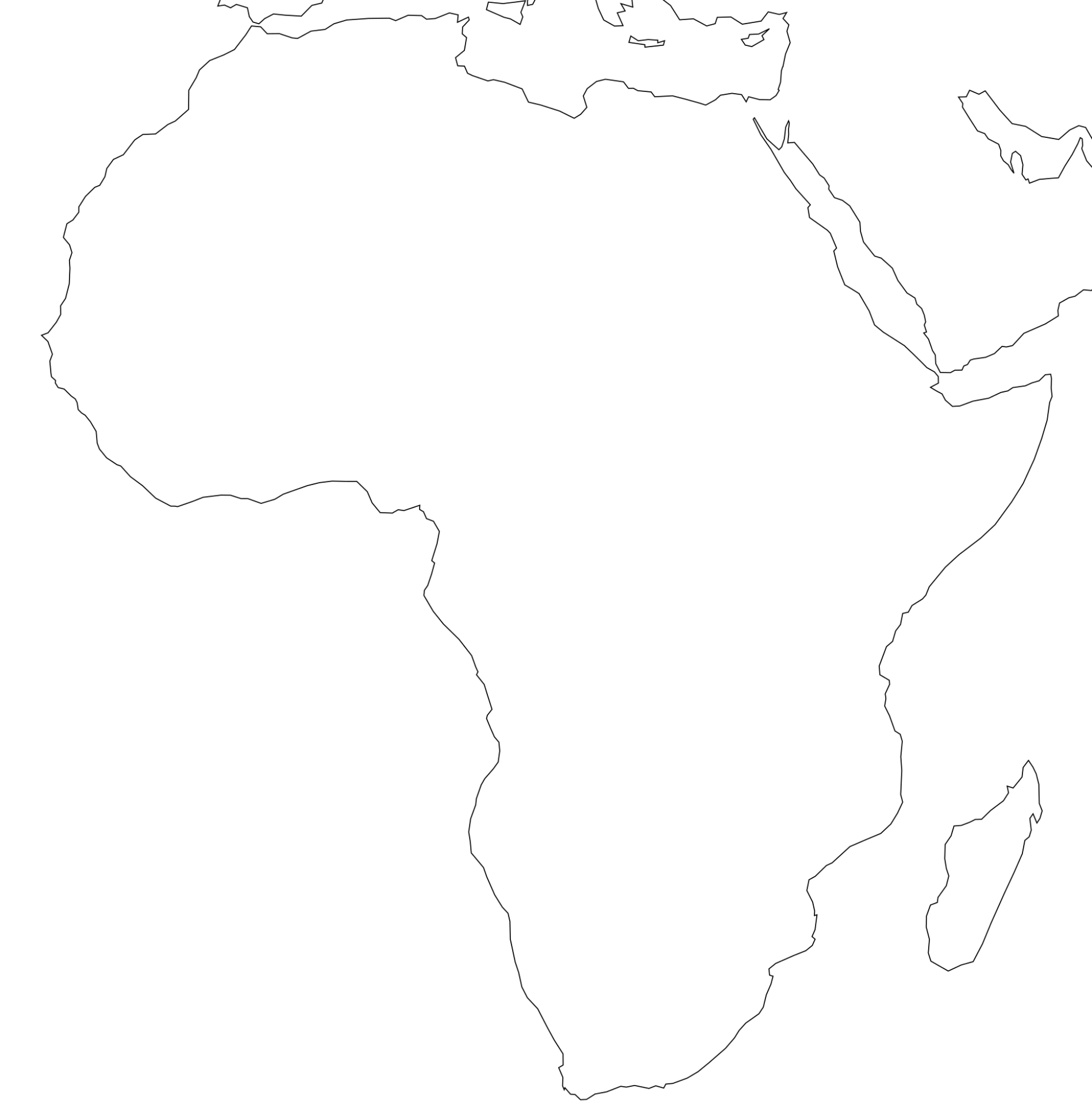 Africa Map Printable Pdf Free Download