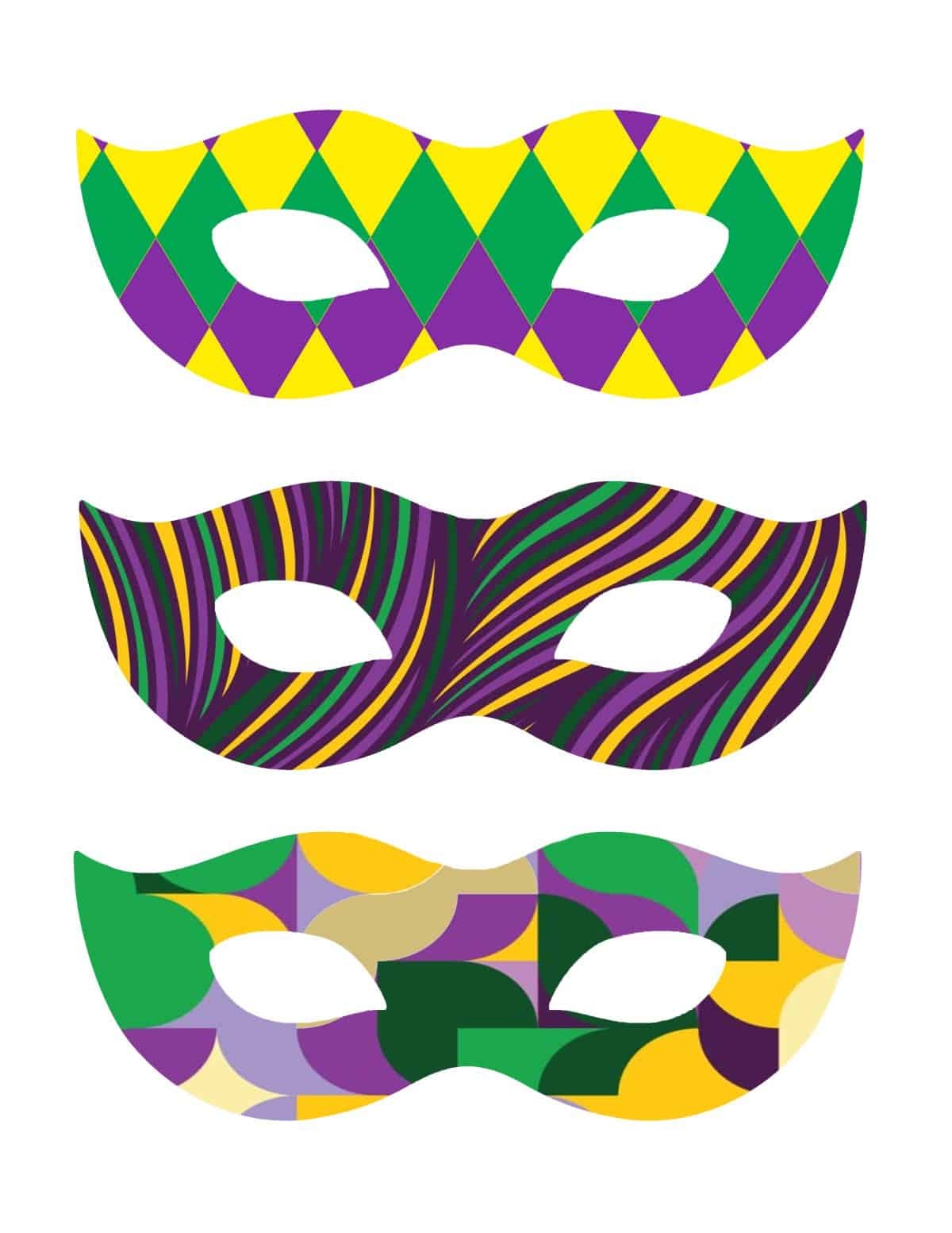 Free Mardi Gras Printables
