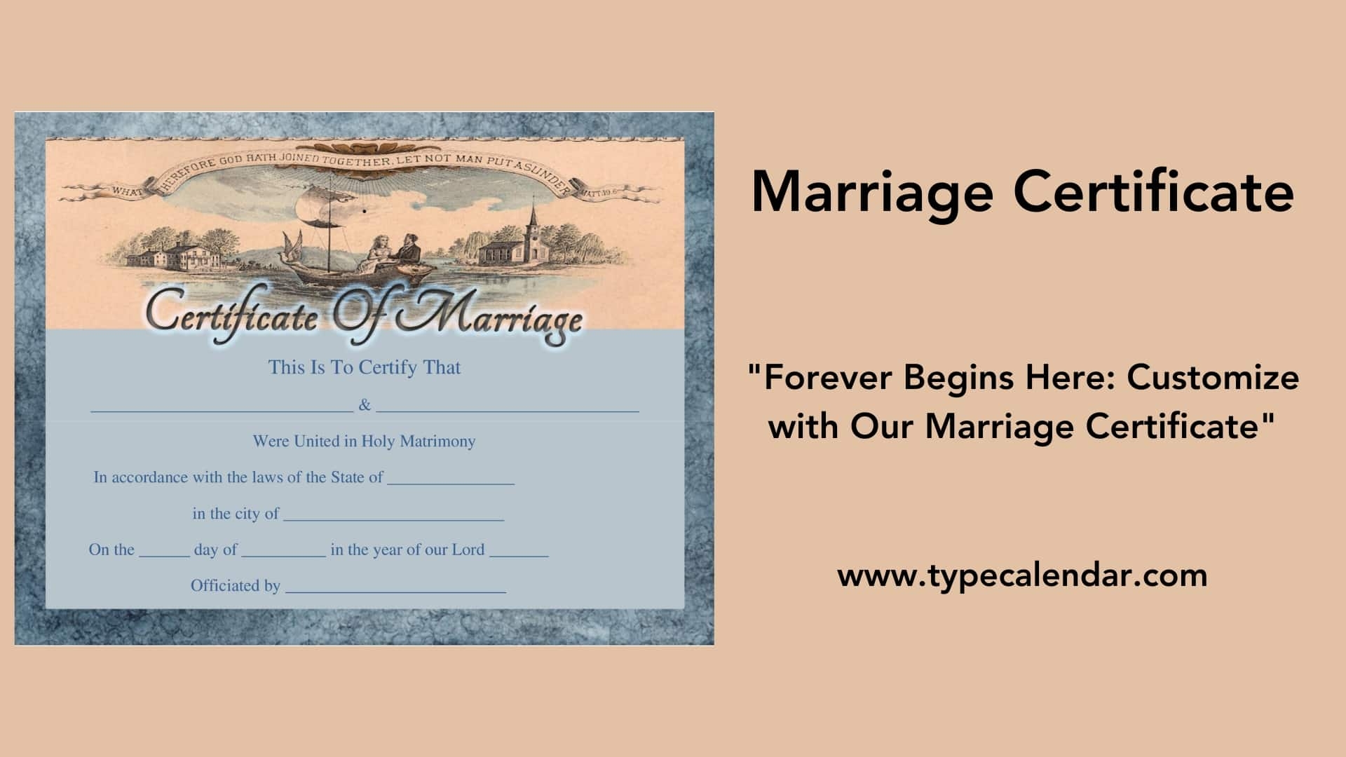 Free Printable Wedding Certificates