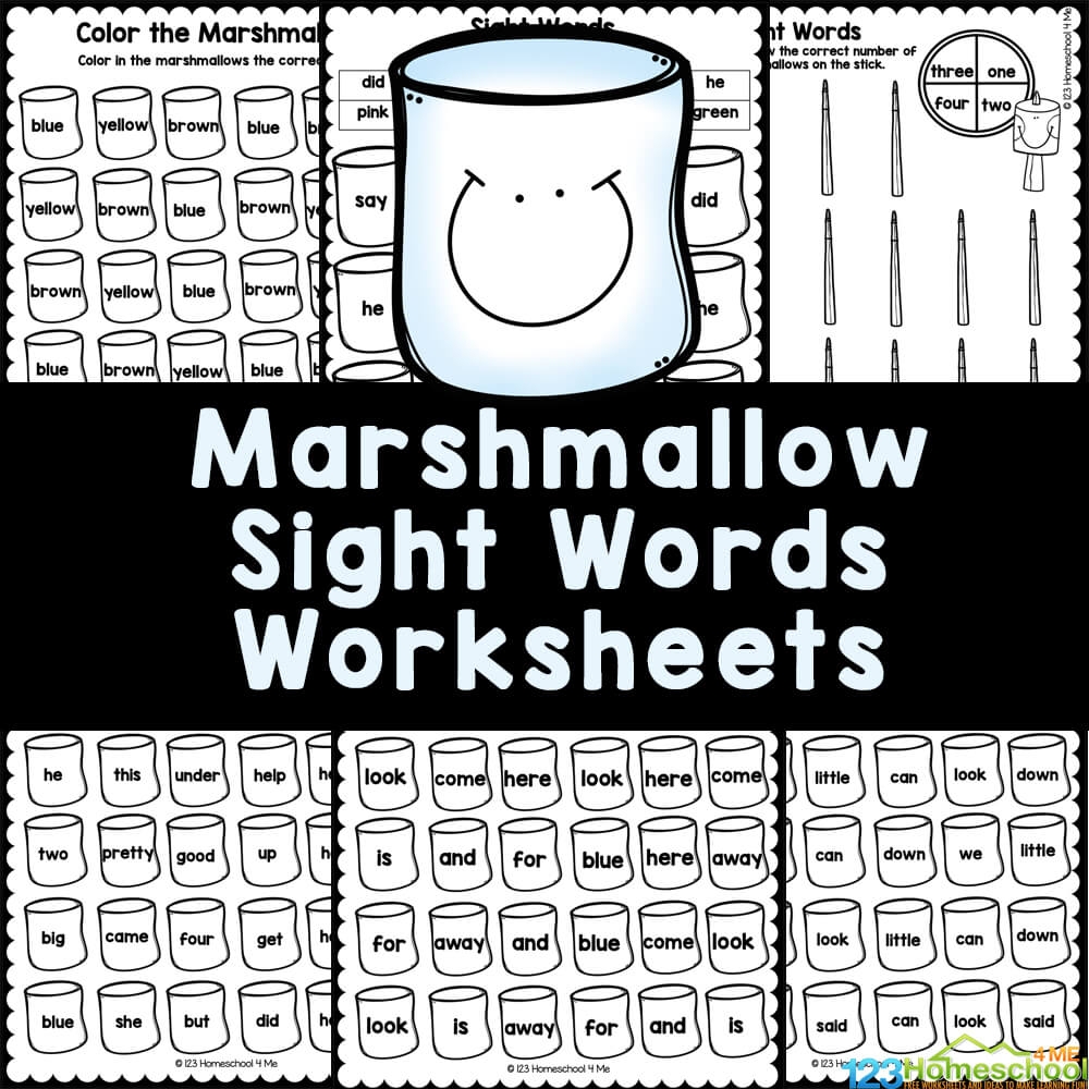 Sight Words Printable Free