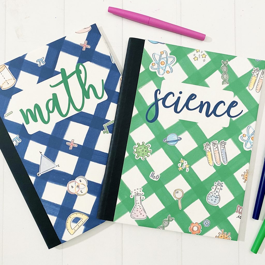 FREE Printable Math And Science Notebook Covers Pineapple Paper Co 