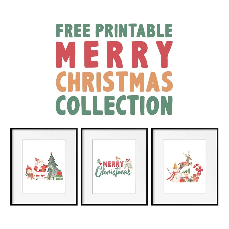 Free Printable Merry Christmas Collection The Cottage Market