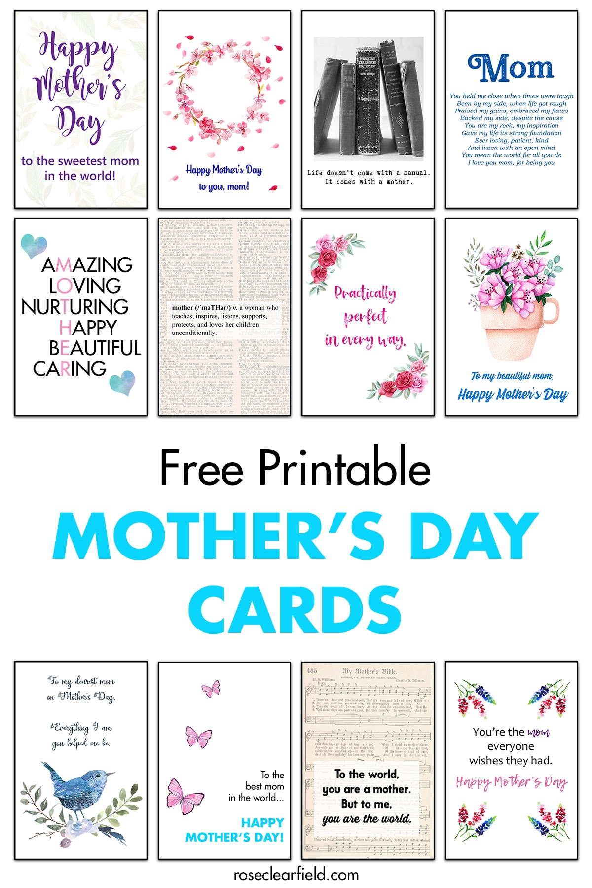 Free Printable Mothers Day Cards Wife