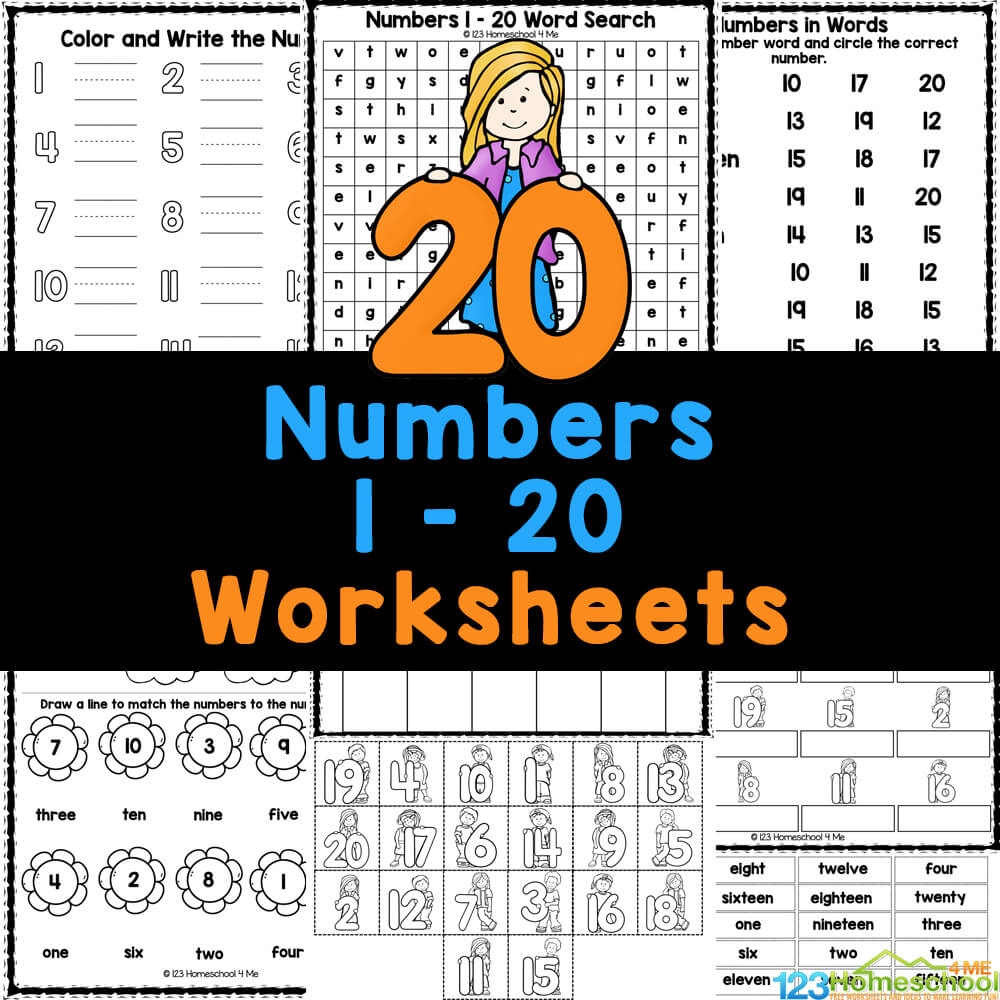 Number Worksheets Printable Free