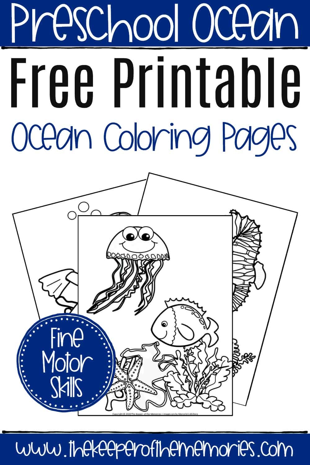 Free Printable Ocean Coloring Pages The Keeper Of The Memories