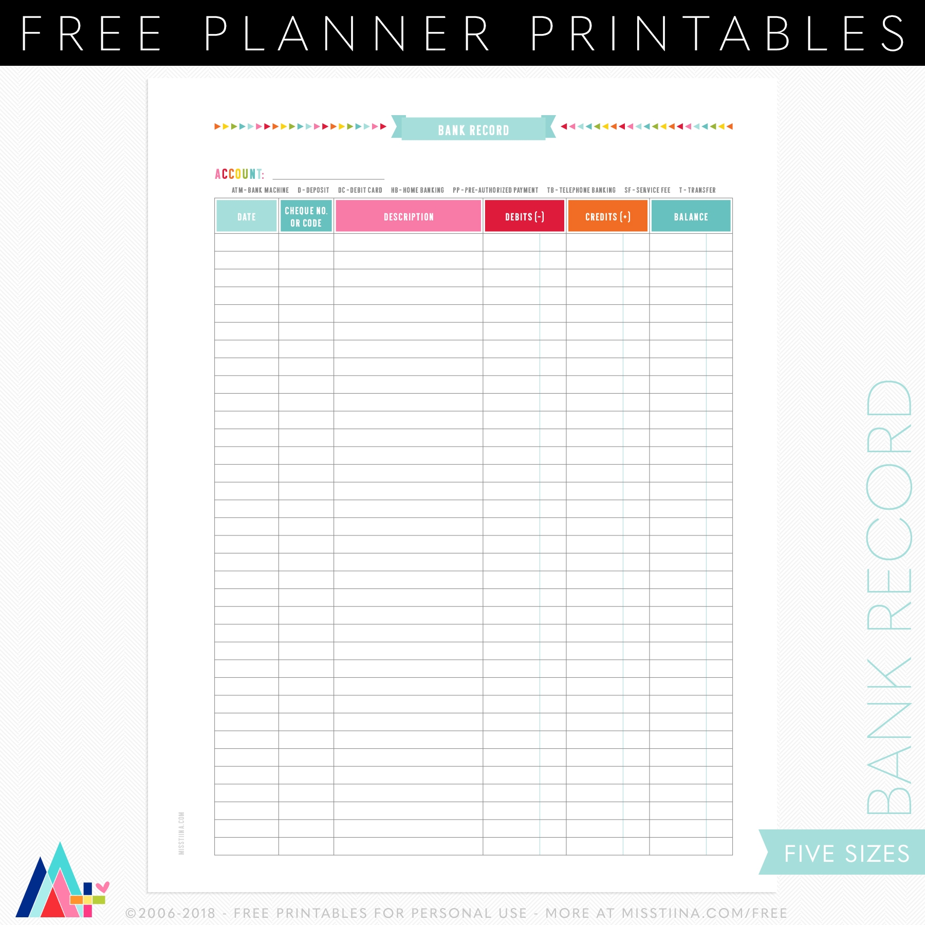 Free Planner Printables