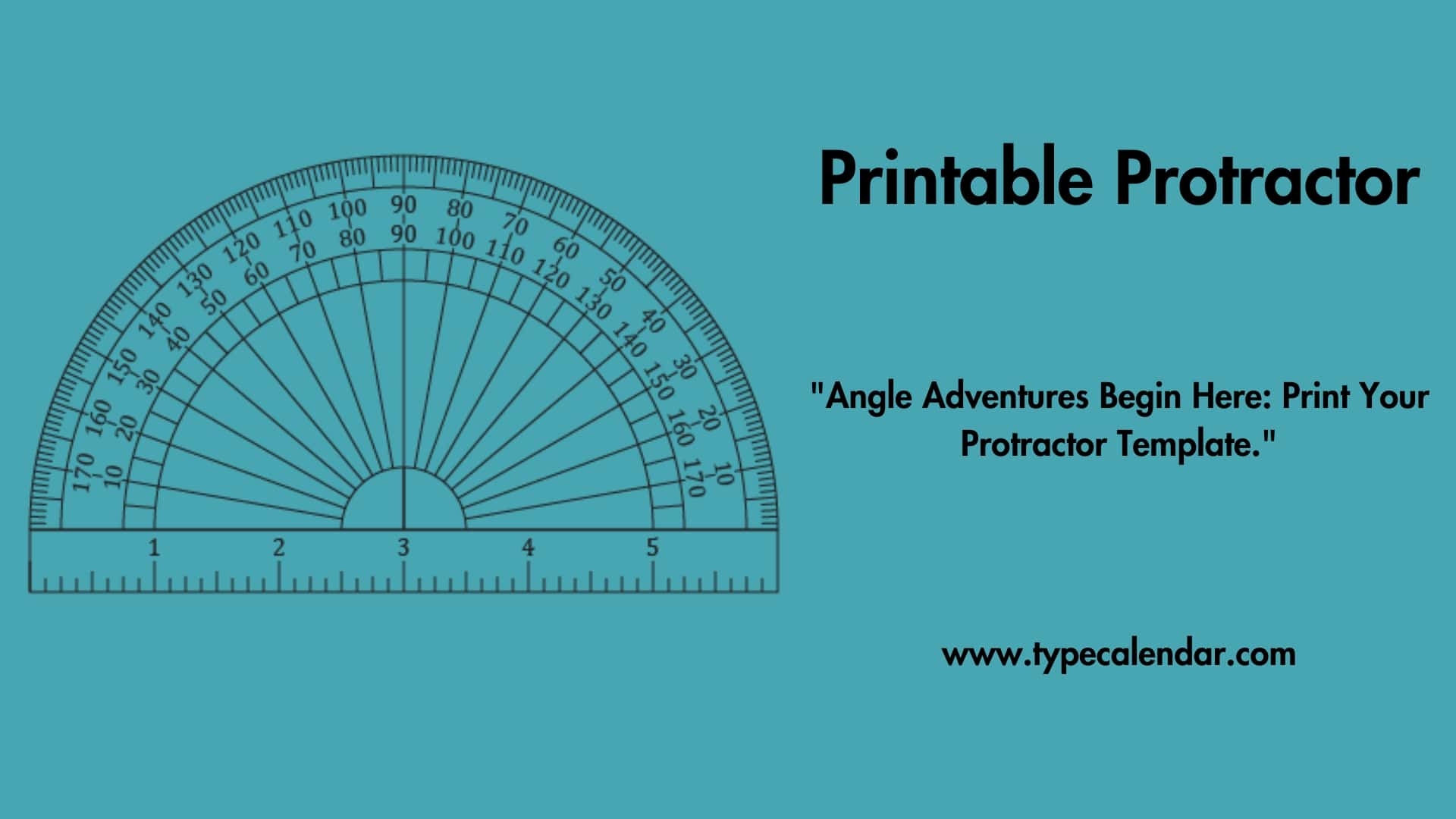 Free Printable Protractor Templates PDF Word Circle U0026 Homemade