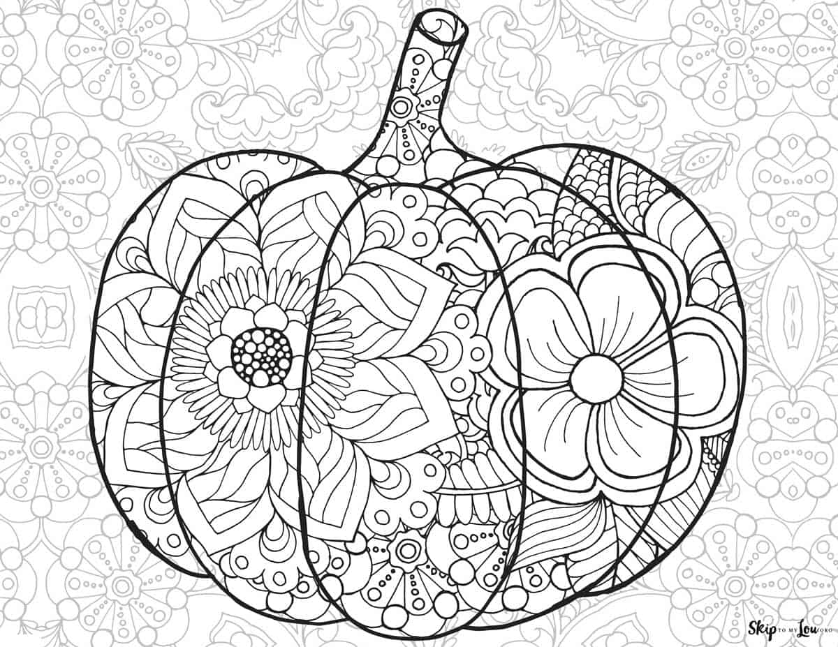 FREE Printable Pumpkin Colouring Page Colouring Sheets 