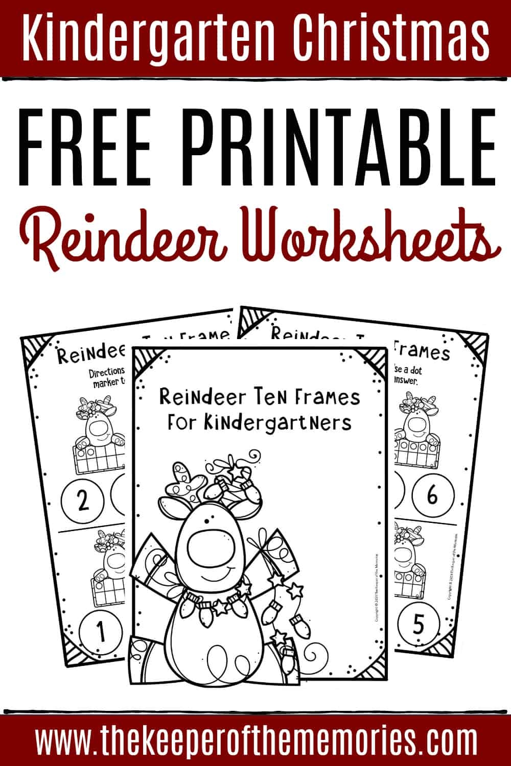Free Printable Christmas Worksheets For Kindergarten