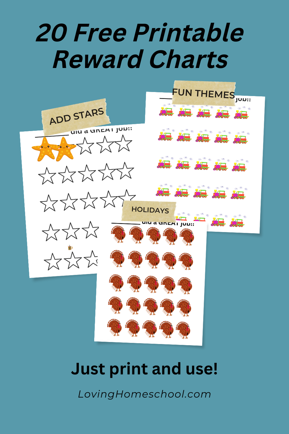Printable Reward Chart Free