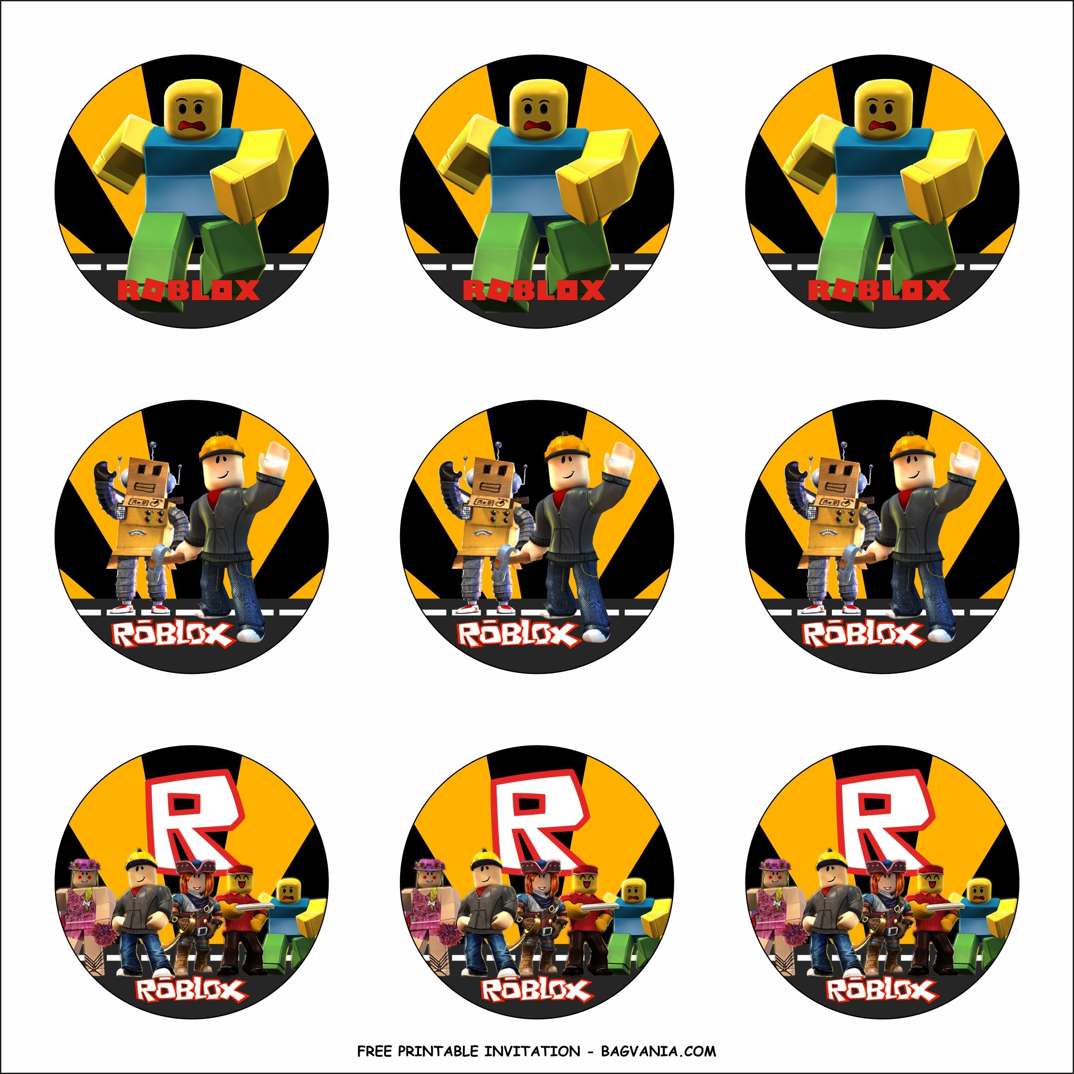 Roblox Printables Free