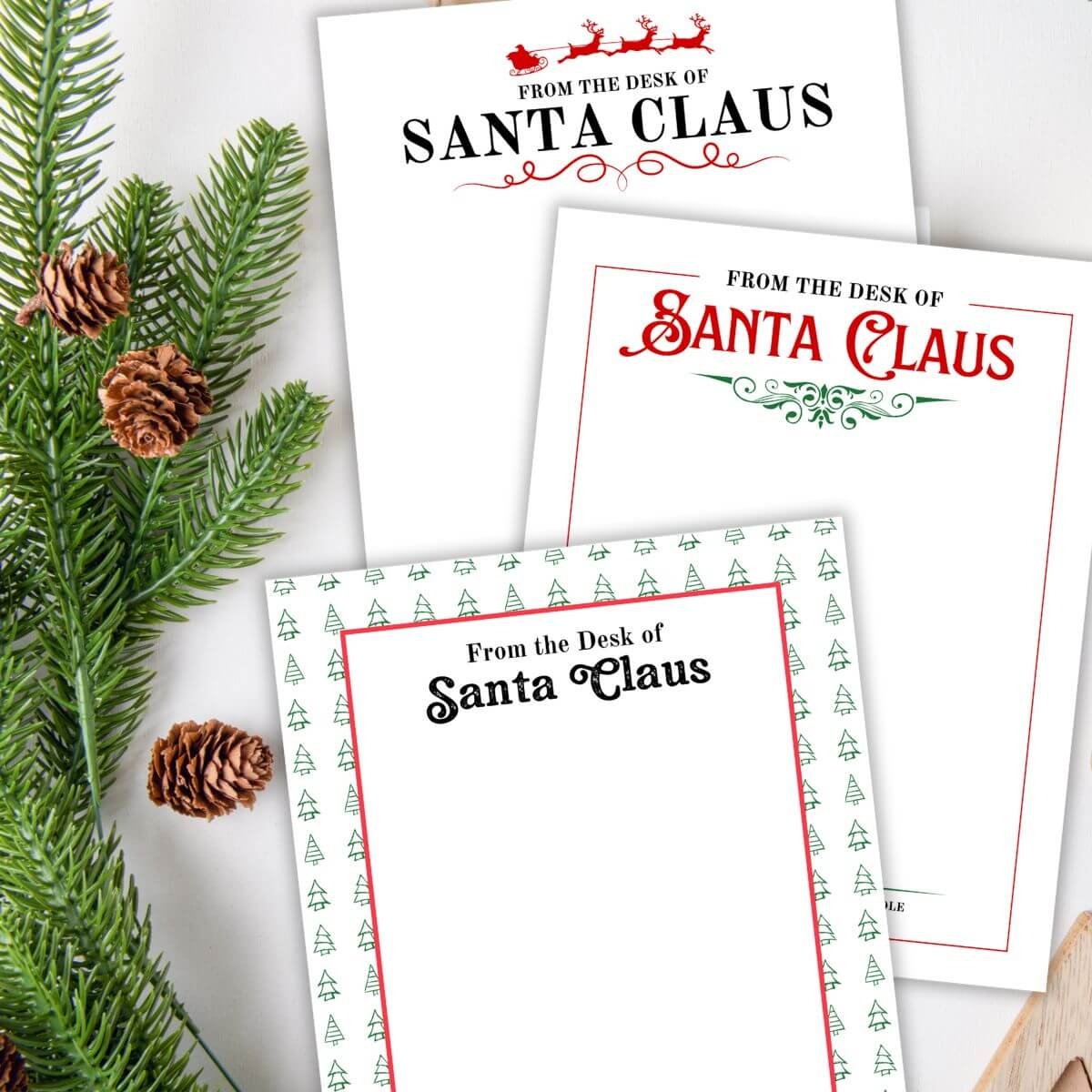 Free Printable Santa Claus Template