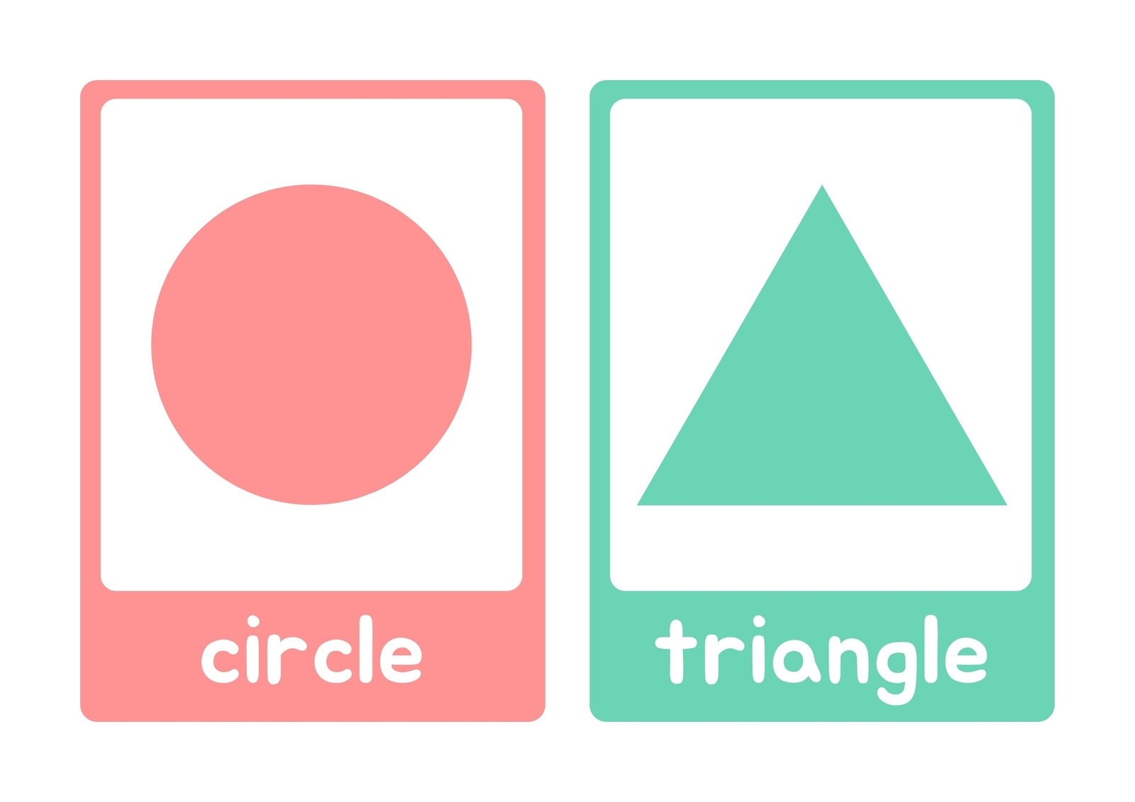 Free Shape Printables