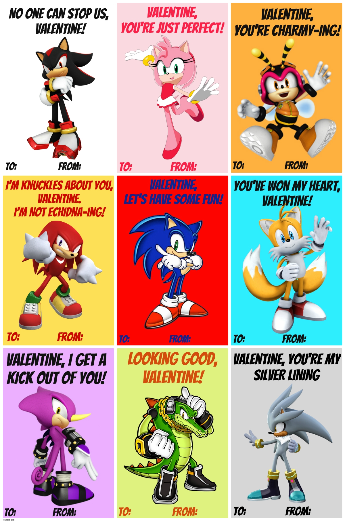 Free Printable Sonic Valentines THE LUNCHBOX SEASON