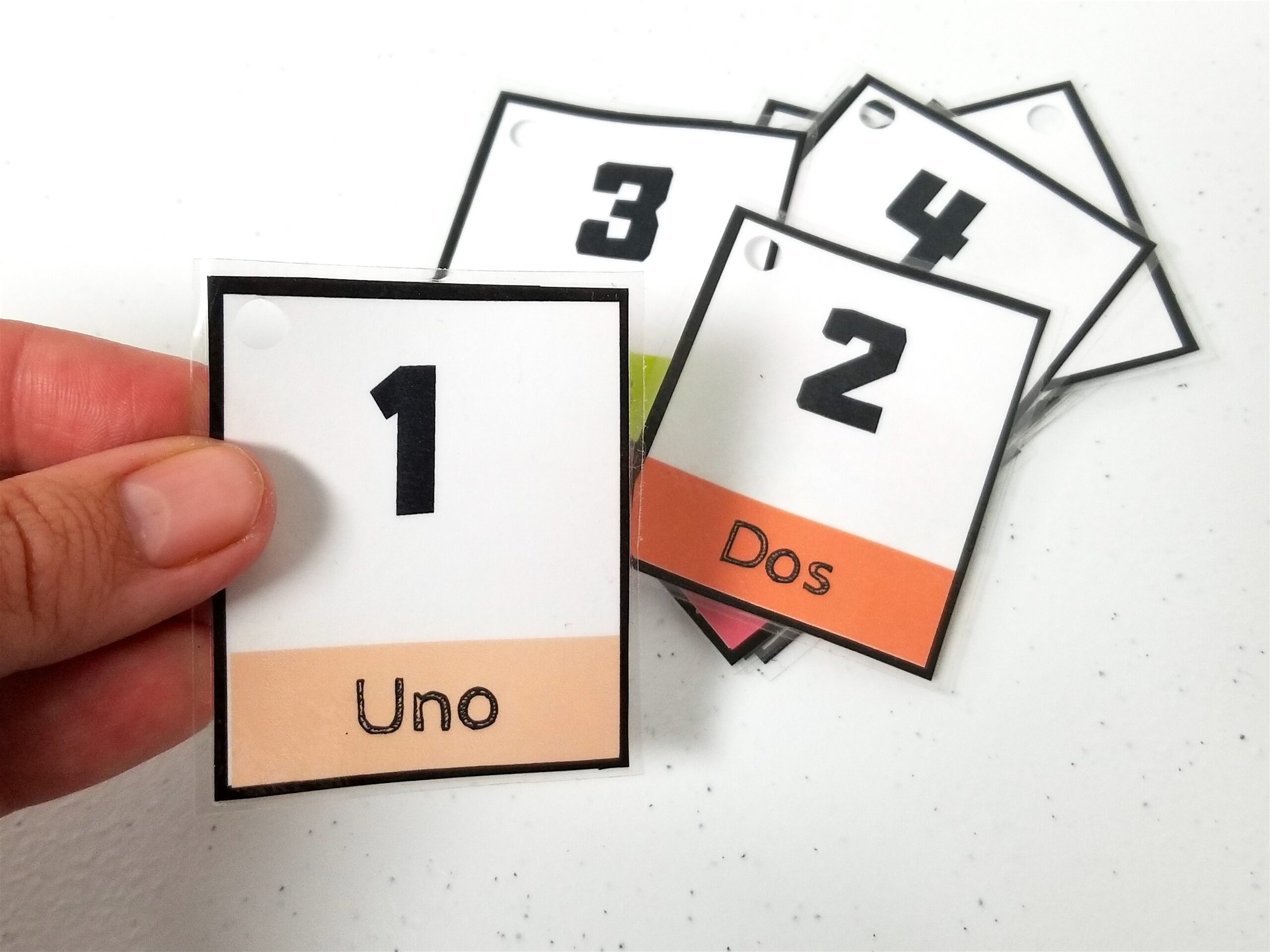 FREE Printable Spanish Flashcards Numbers 1 30