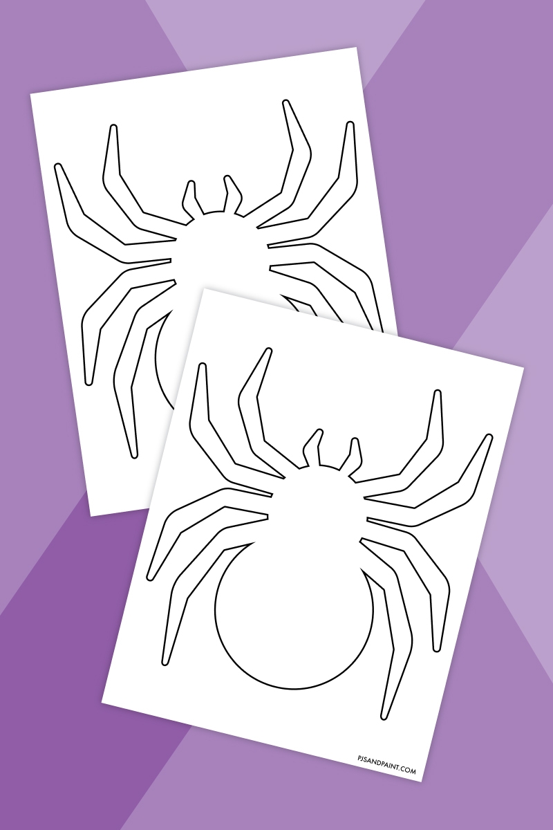 Spider Templates Free Printables