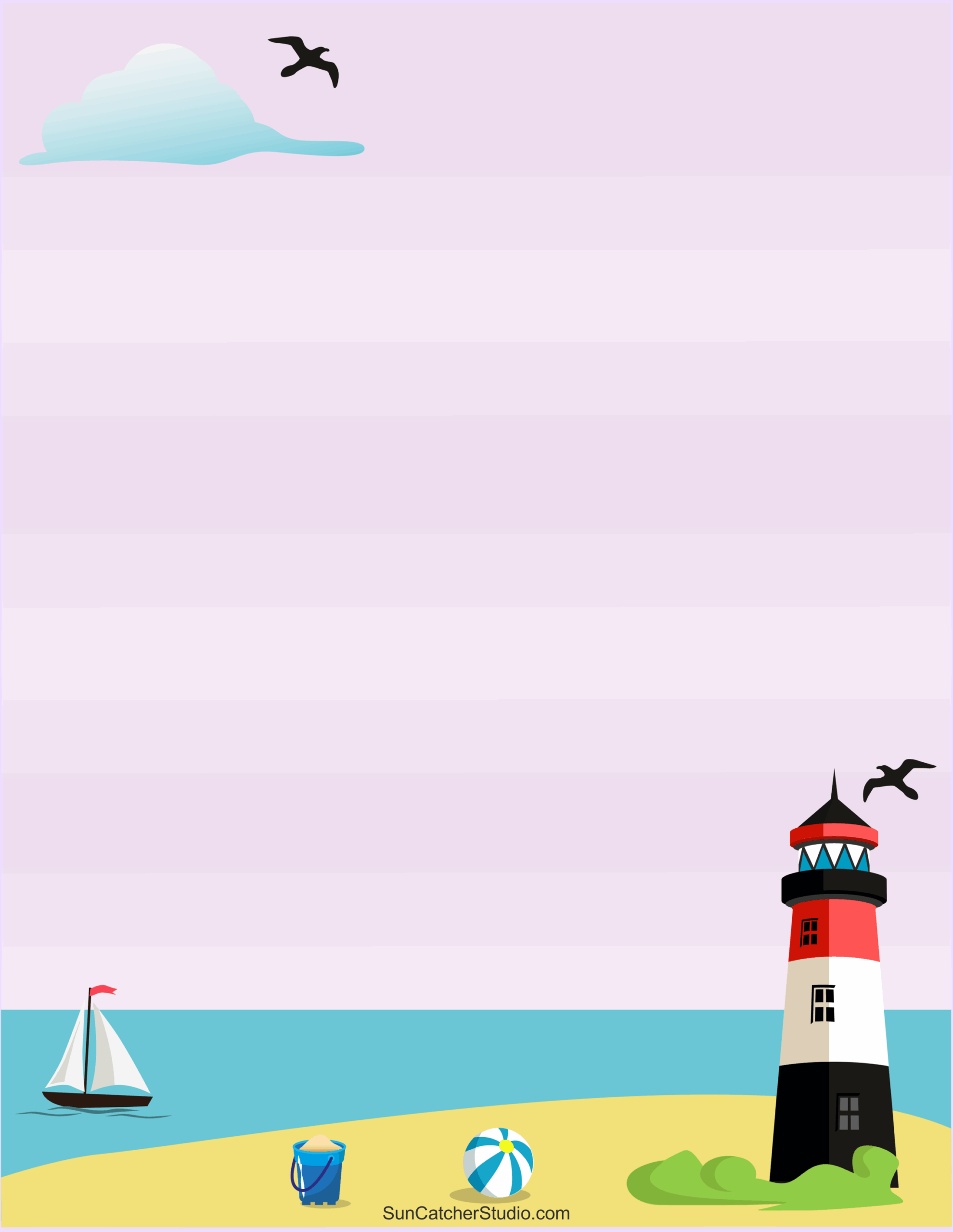 Free Printable Stationery And Lined Letter Writing Paper Free 
