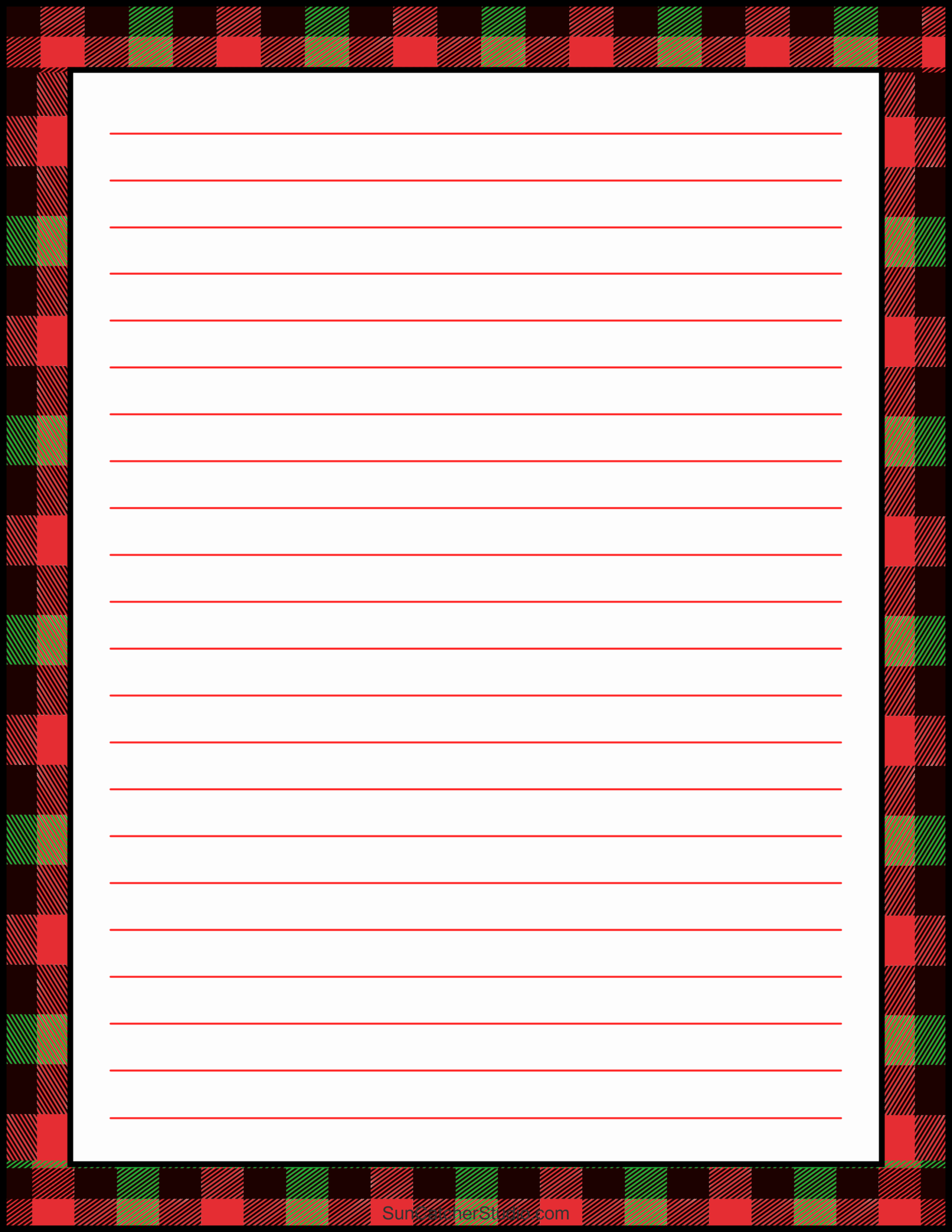 Free Printable Christmas Note Paper