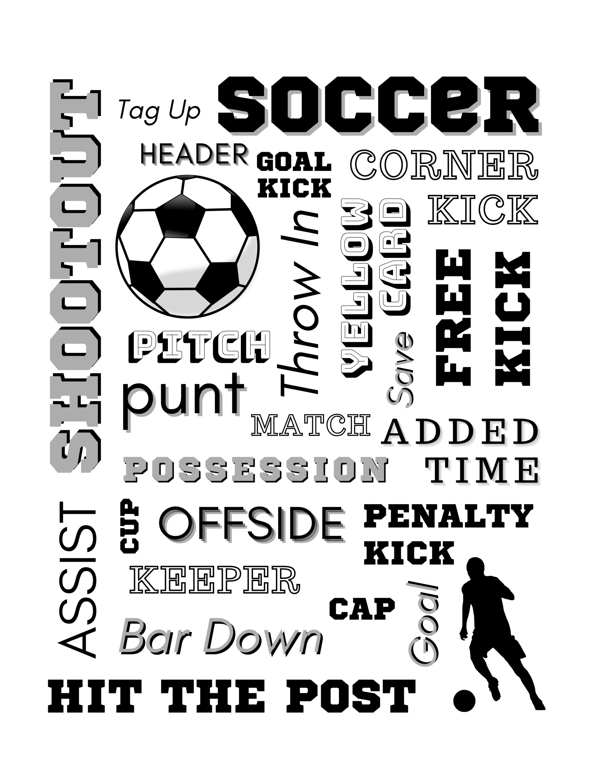 Free Printable Subway Art For Your Favorite Soccer Lover Team 
