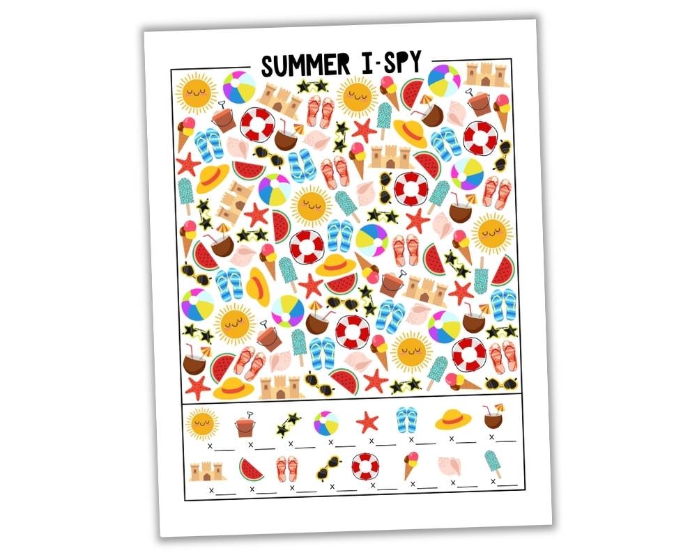 Free I Spy Printable