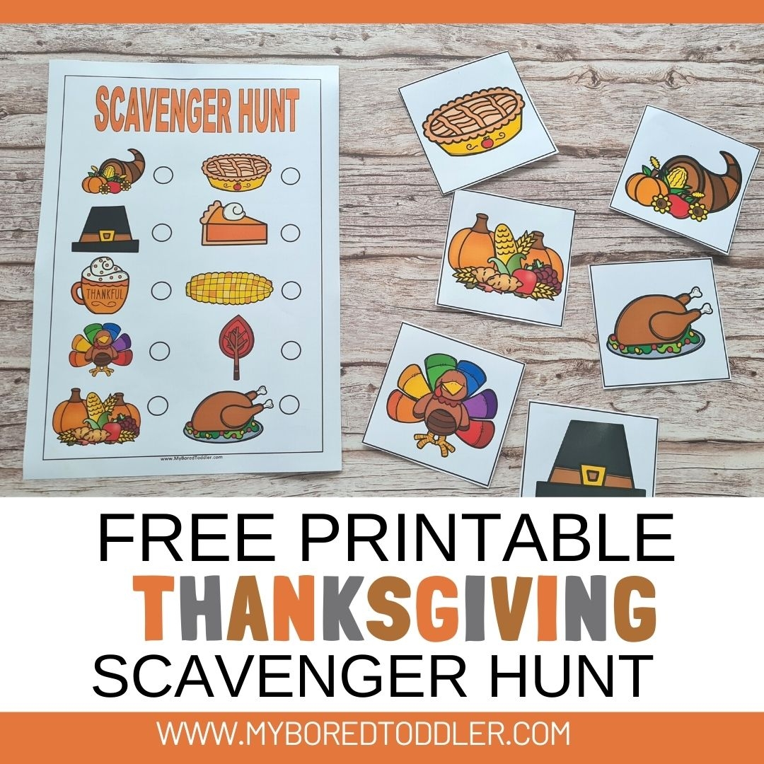 FREE PRINTABLE THANKSGIVING SCAVENGER HUNT INSTAGRAM My Bored 