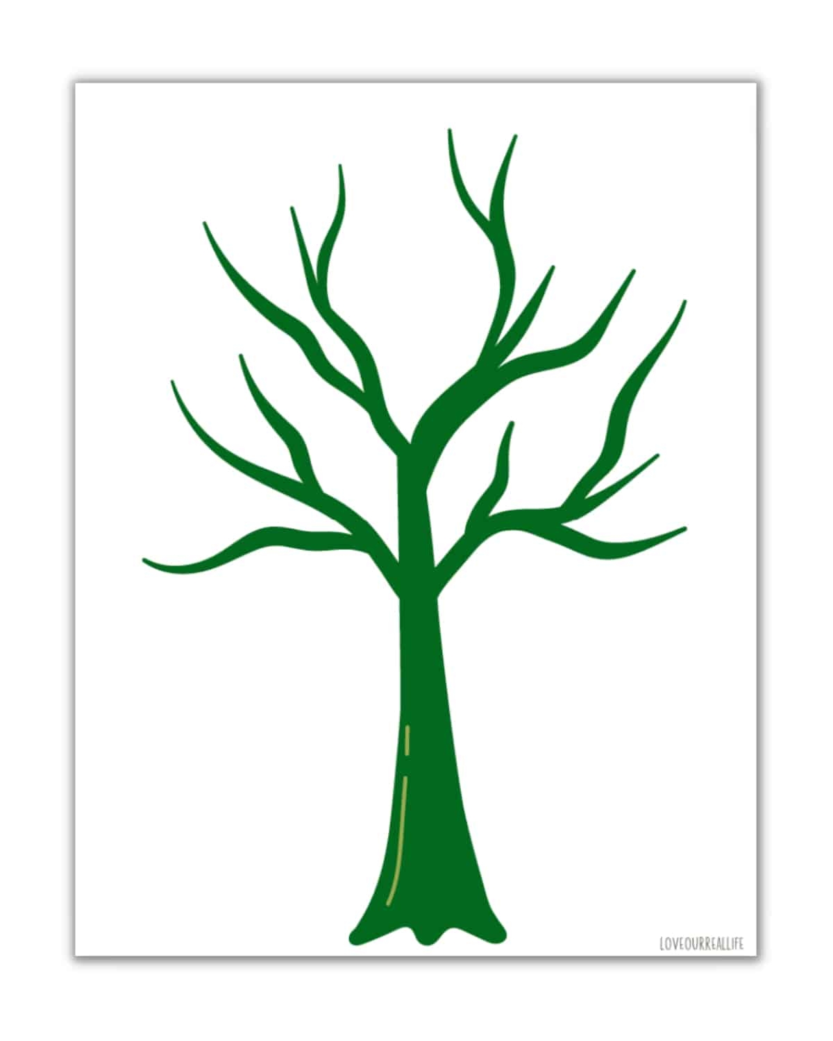 FREE Printable Trees Without Leaves Template 19 Pages Love Our Real Life