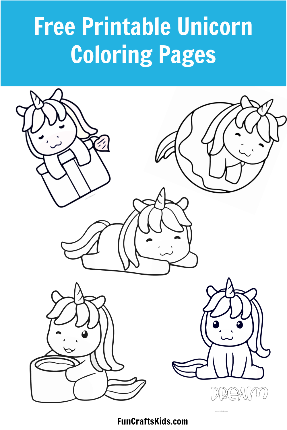 Printable Free Printable Unicorn Coloring Pages