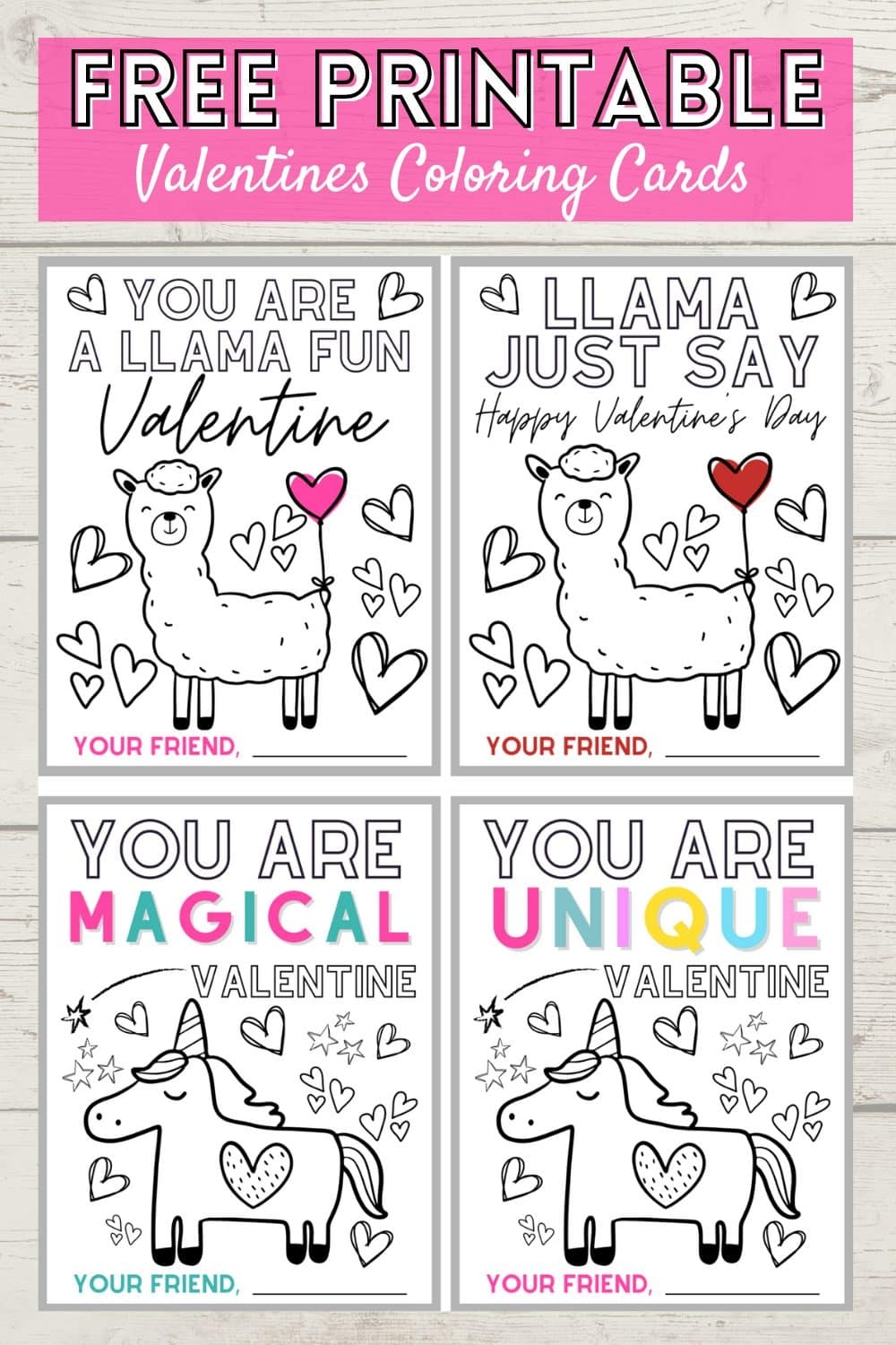 Free Printable Valentine Coloring