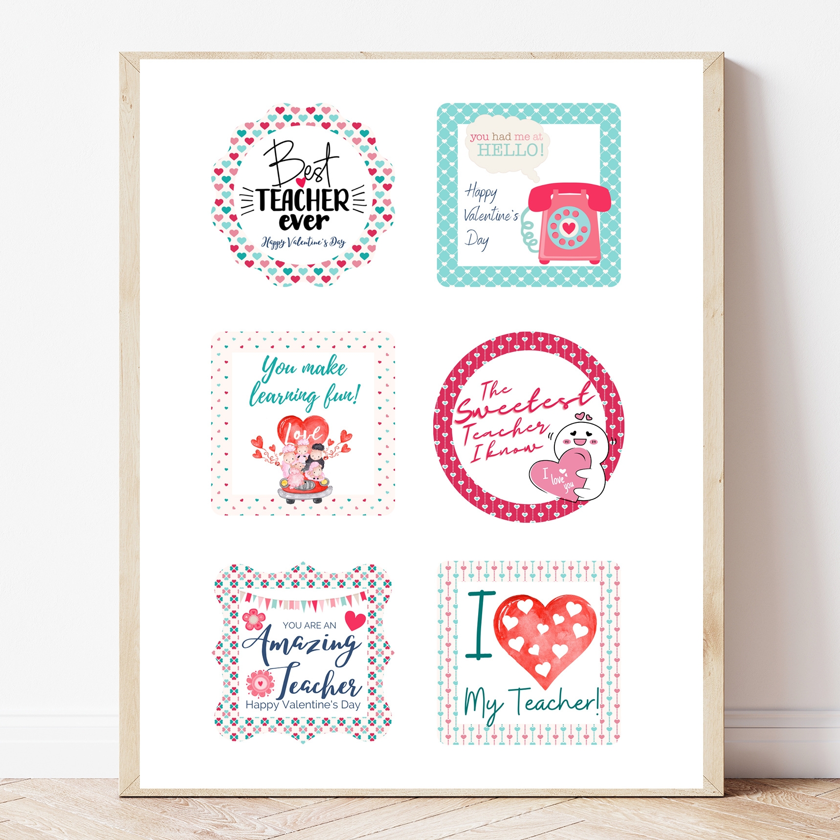 Free Printable Valentine s Day Stickers Sweet Pea