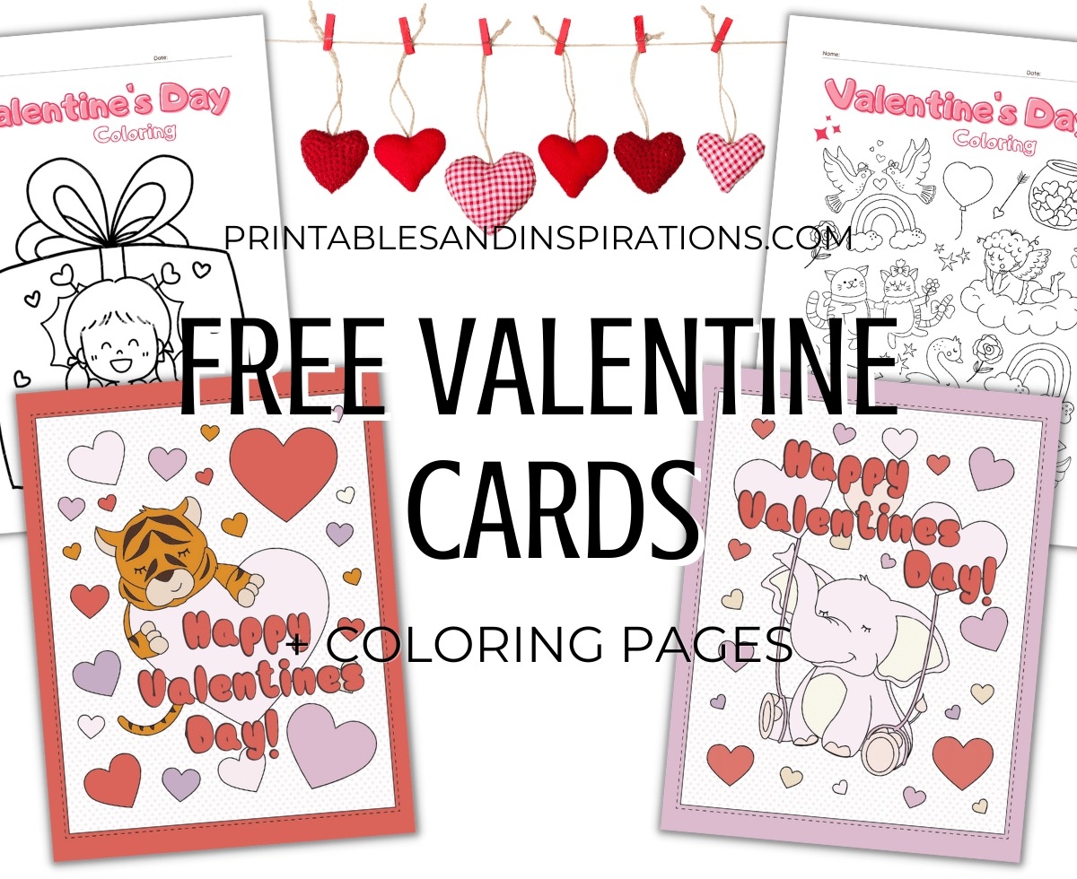 Free Valentine Printables Pdf Free Download
