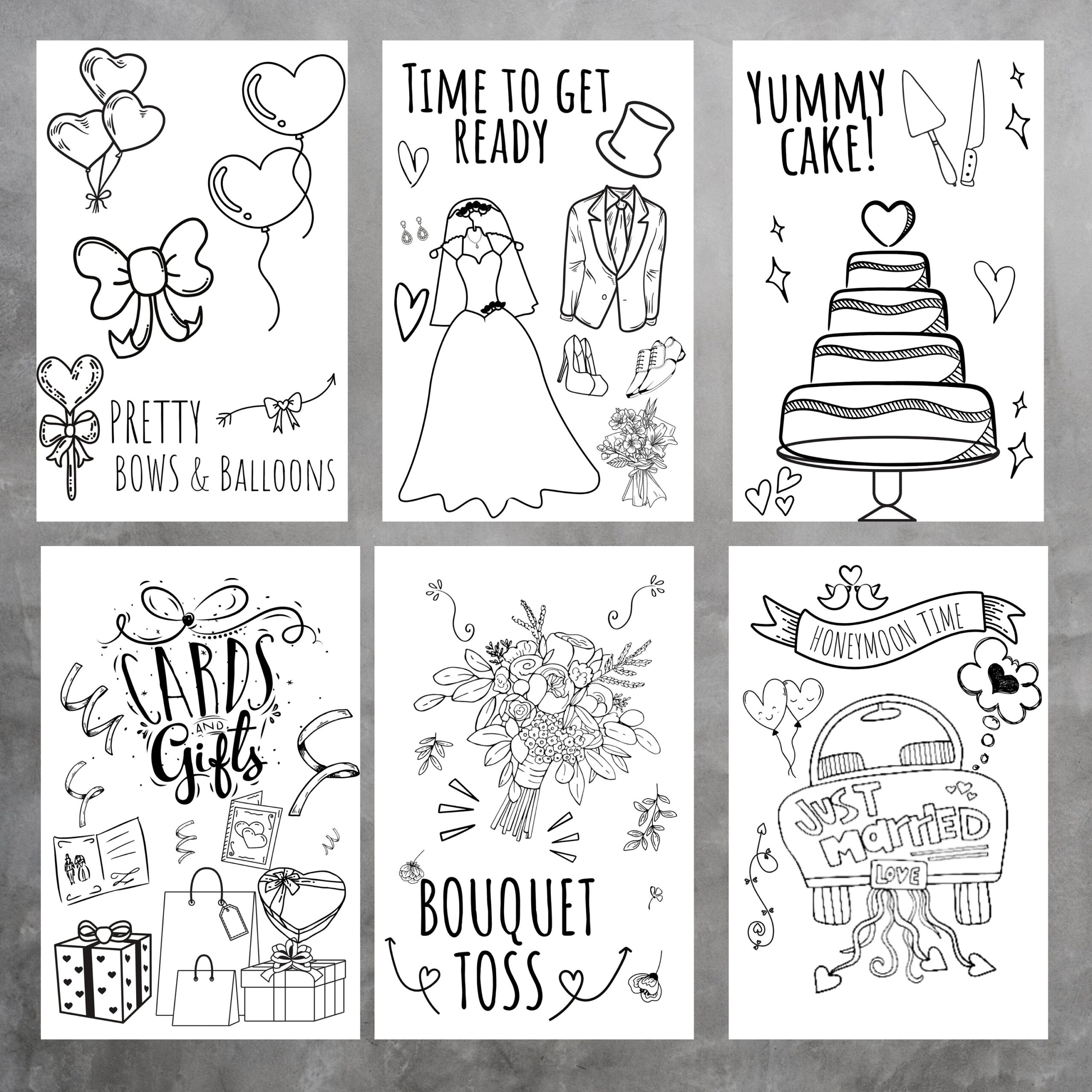 Free Printable Wedding Coloring Pages