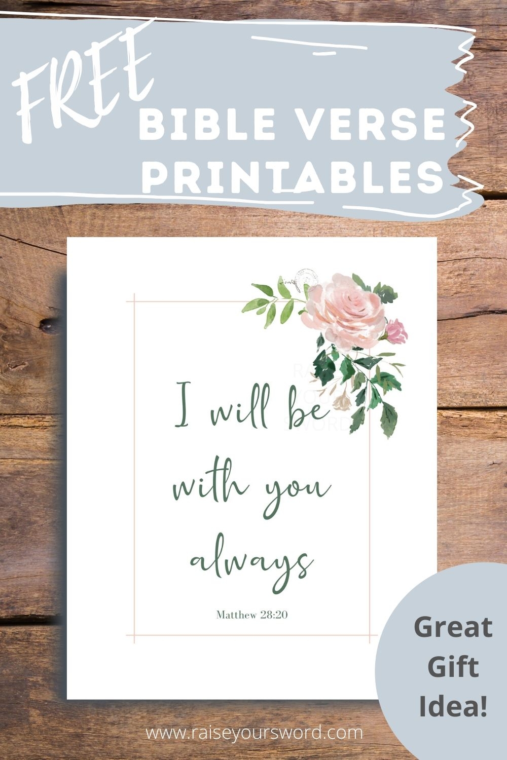 Free Scripture Printables