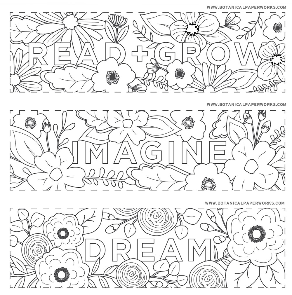 Free Printable Book Mark