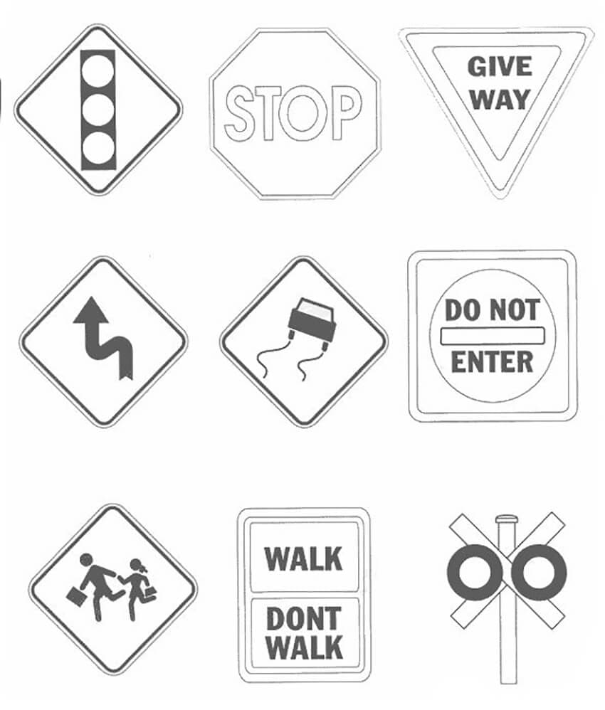 Free Printable Road Signs