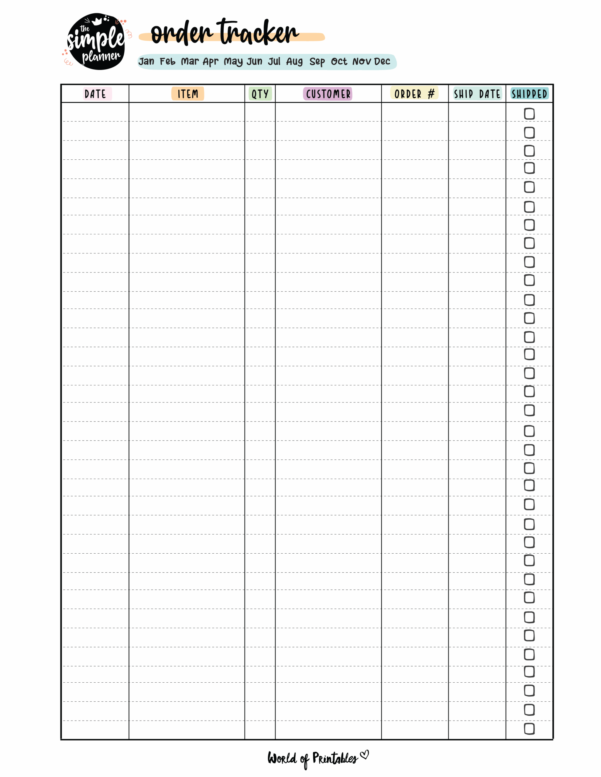 FREE Sales Tracker Template PDF World Of Printables
