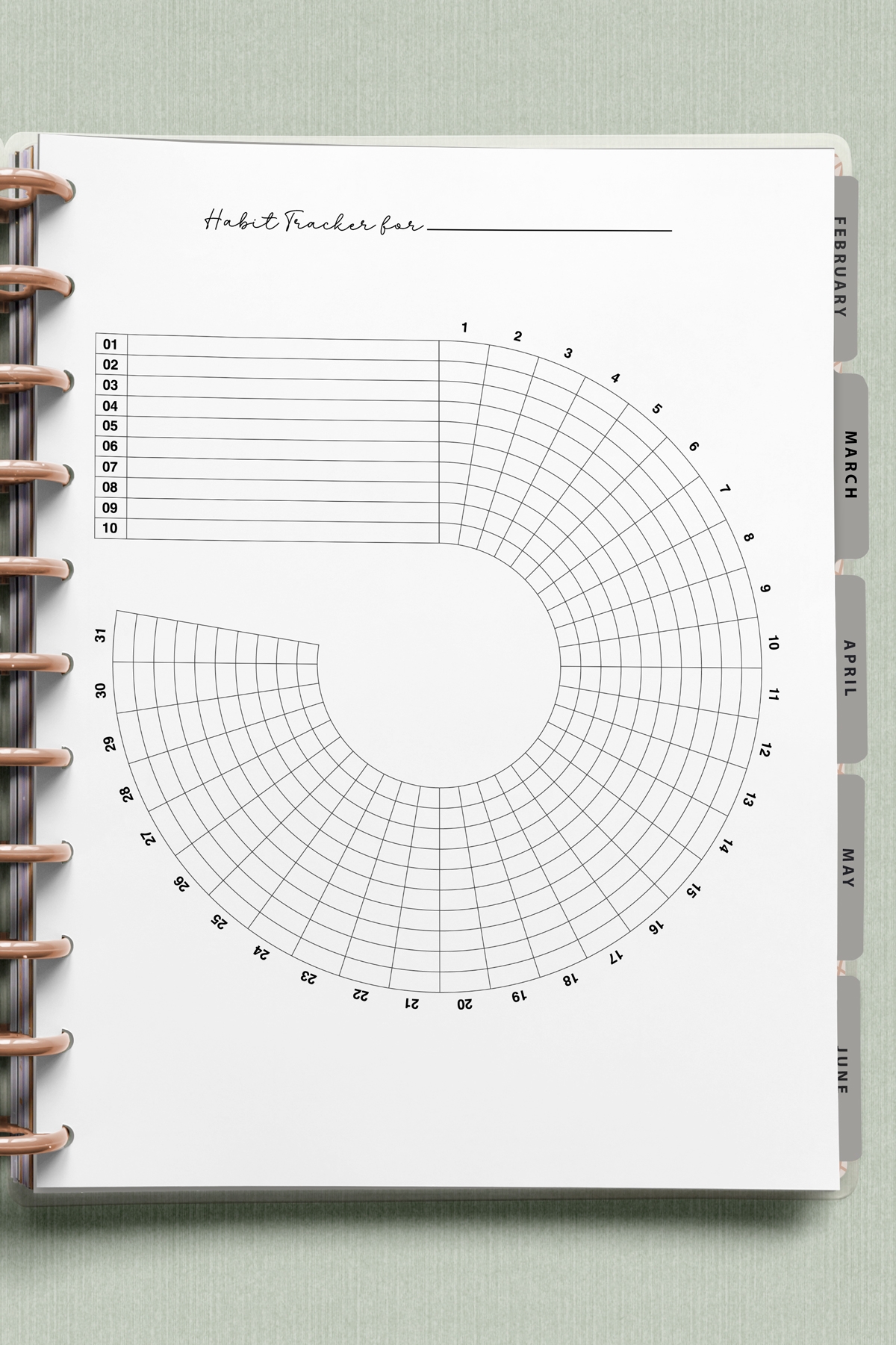 Free Simple Habit Trackers Printable U0026 Digital Ready