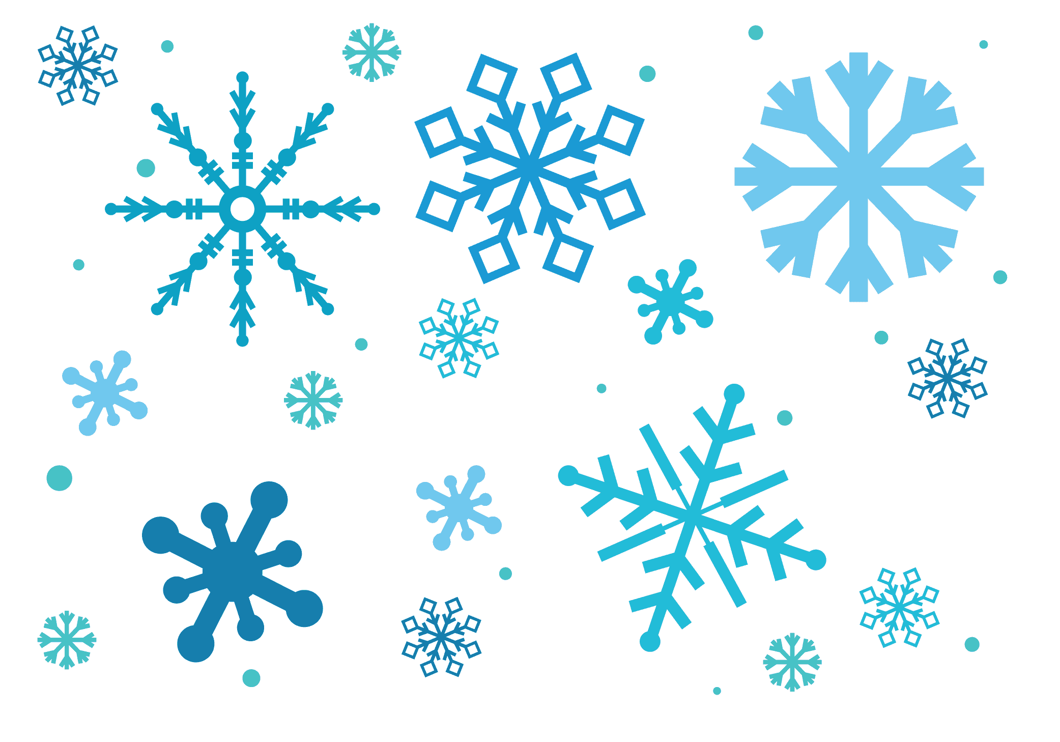 Free Printable Coloring Snowflakes