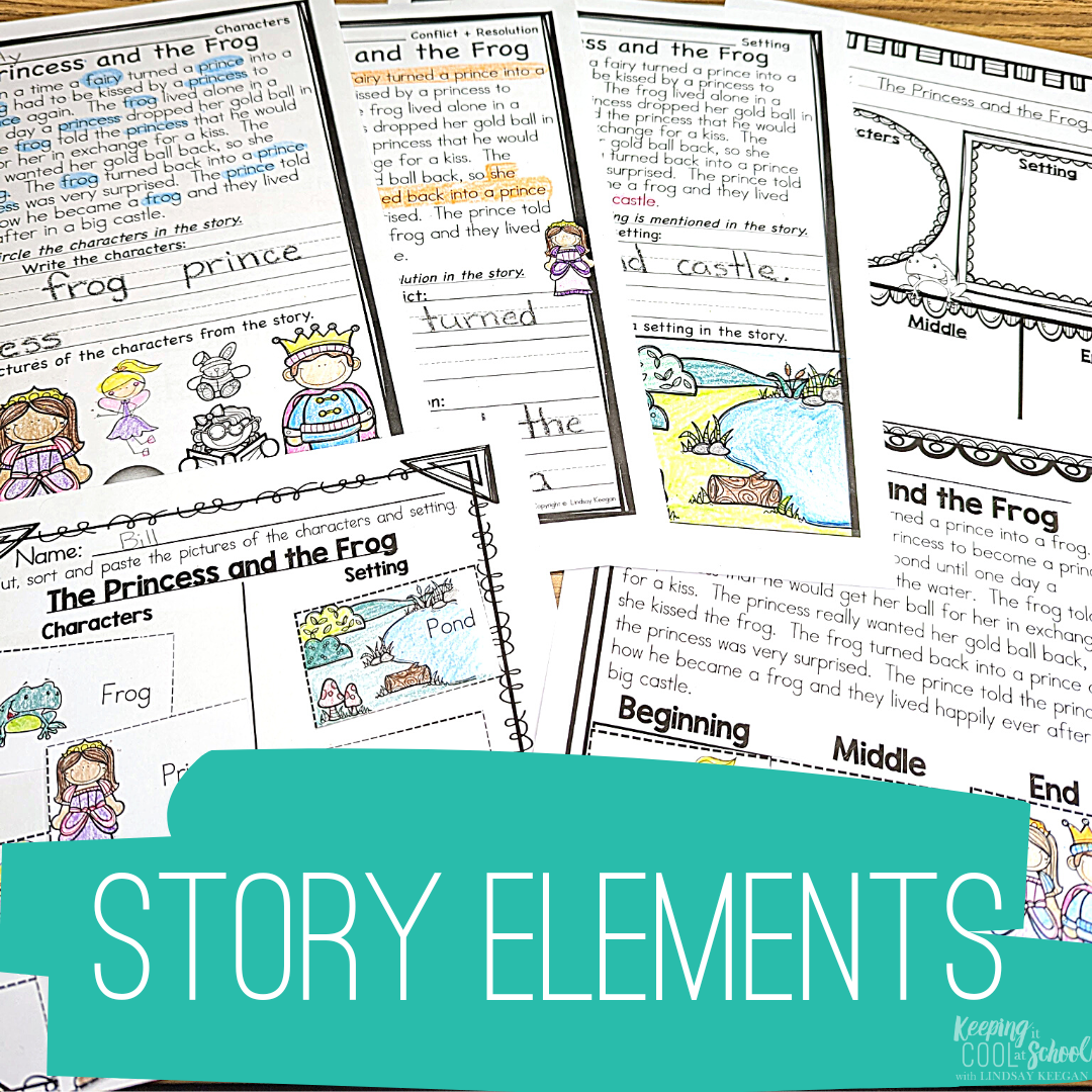 Free Story Elements Graphic Organizers And Worksheets For Kids 