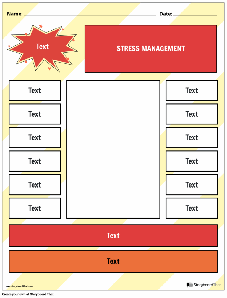 Free Stress Management Worksheets By StoryboardThat