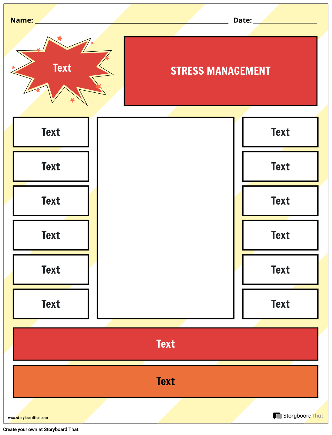 Free Stress Management Worksheets By StoryboardThat