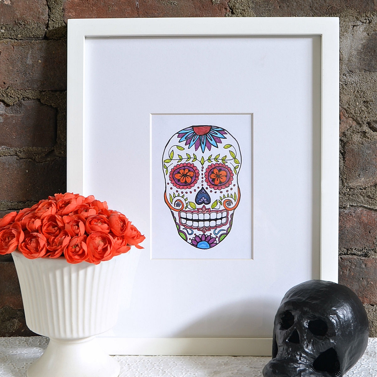 Free Printable Sugar Skulls