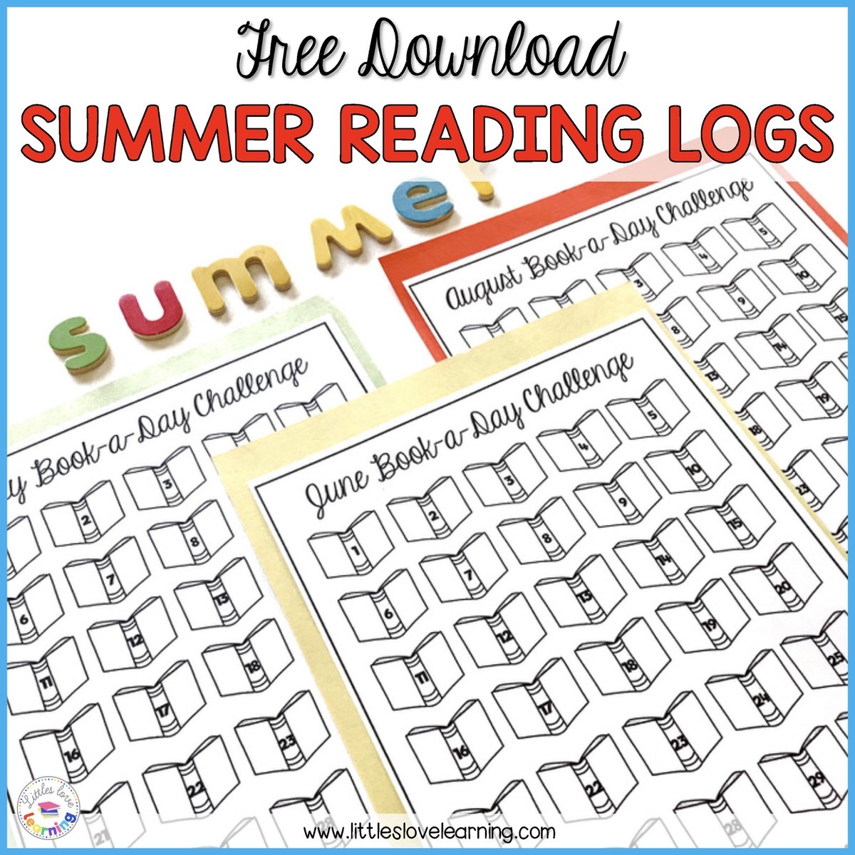 FREE Summer Reading Logs That Kids Will Actually Want To Use 
