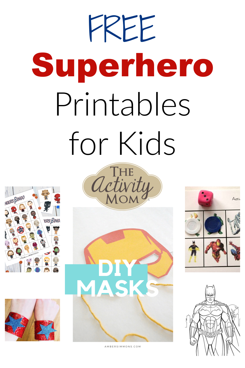 FREE Superhero Printables And Activities For Kids The Activity Mom