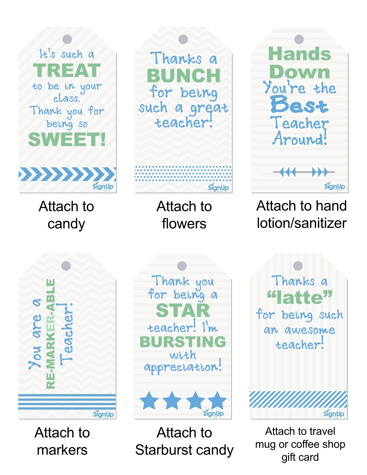 Free Teacher Appreciation Printables SignUp
