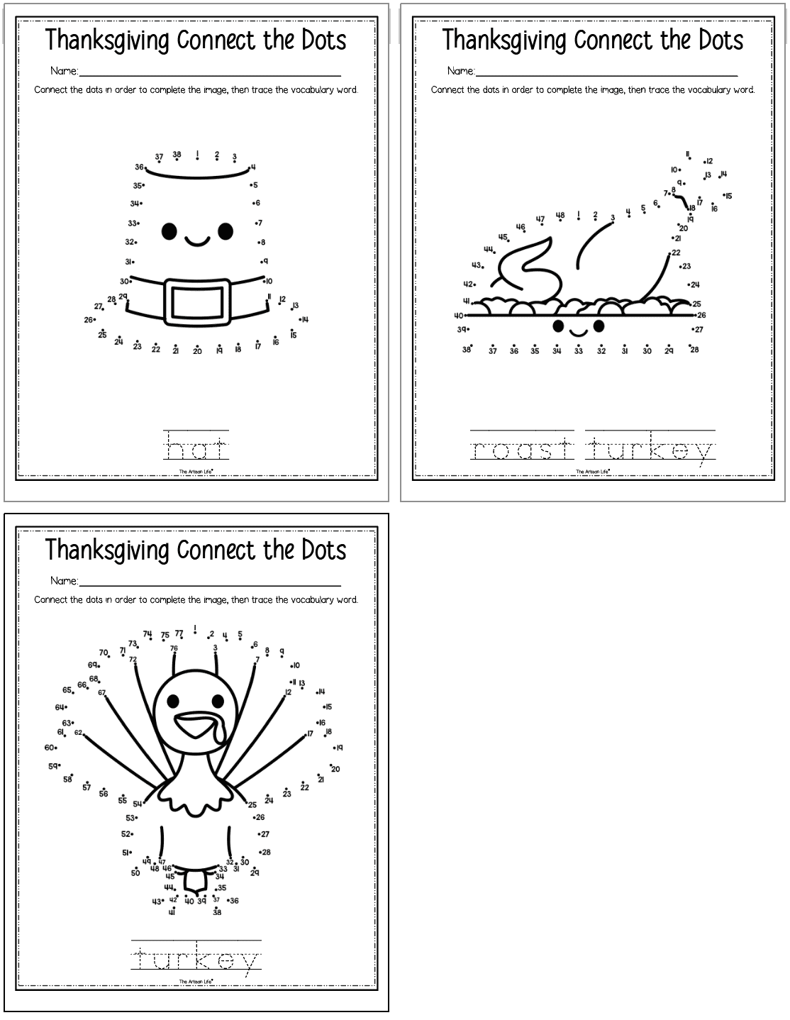 Connect The Dots Free Printable